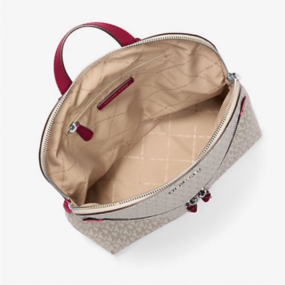 Michael Kors Dallas Medium Signature Logo Backpack - Picture 3 of 12